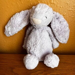 JELLYCAT London 8” light Lavender Bashful Bunny Rabbit Plush Toy - Retired RARE